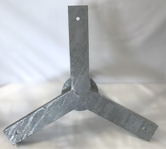 TRIPLE FLOODLIGHT Y-SHAPE BRACKET 300MM (76PT)